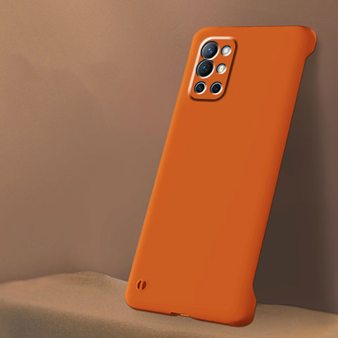 Handyhülle Hülle Hartschalen Kunststoff Rahmenlos Schutzhülle Tasche Matt für OnePlus 9R 5G Orange