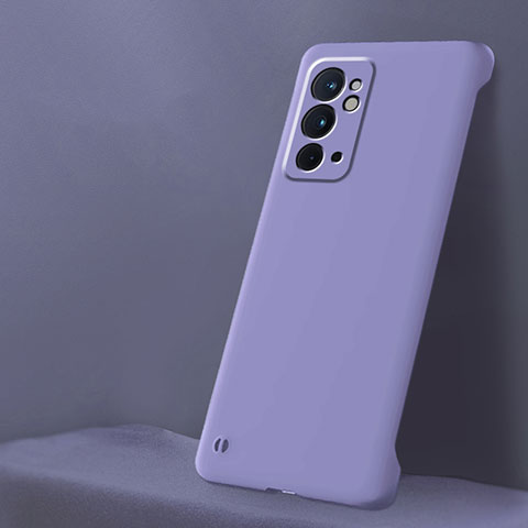 Handyhülle Hülle Hartschalen Kunststoff Rahmenlos Schutzhülle Tasche Matt für OnePlus 9RT 5G Helles Lila