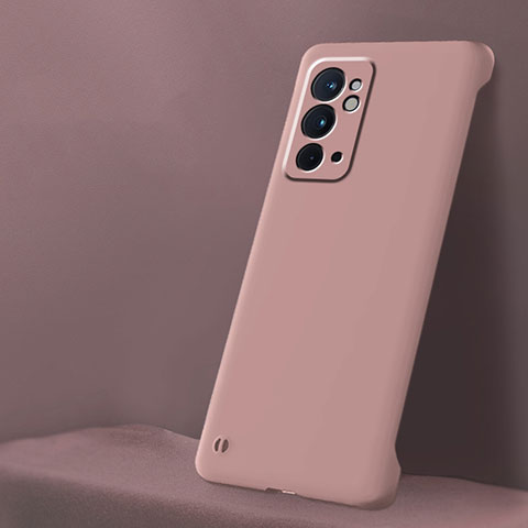 Handyhülle Hülle Hartschalen Kunststoff Rahmenlos Schutzhülle Tasche Matt für OnePlus 9RT 5G Rosa