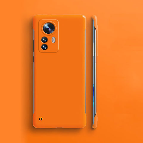 Handyhülle Hülle Hartschalen Kunststoff Rahmenlos Schutzhülle Tasche Matt für Xiaomi Redmi Note 12S Orange