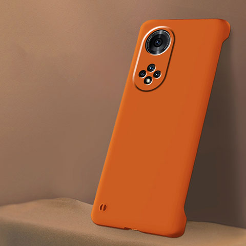 Handyhülle Hülle Hartschalen Kunststoff Rahmenlos Schutzhülle Tasche Matt P01 für Huawei Honor 50 5G Orange