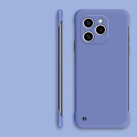 Handyhülle Hülle Hartschalen Kunststoff Rahmenlos Schutzhülle Tasche Matt P01 für Huawei Honor 60 SE 5G Lavendel Grau