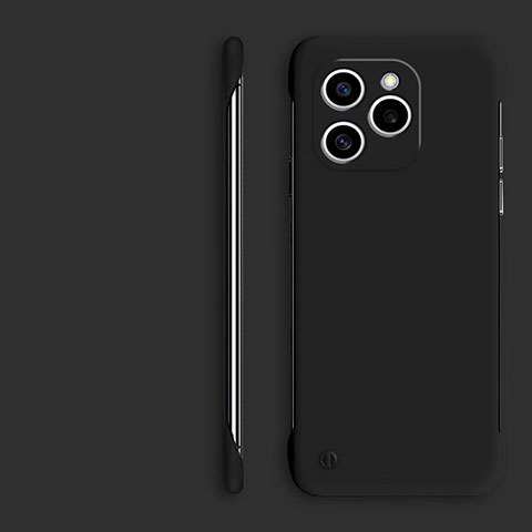 Handyhülle Hülle Hartschalen Kunststoff Rahmenlos Schutzhülle Tasche Matt P01 für Huawei Honor 60 SE 5G Schwarz