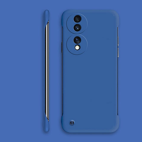 Handyhülle Hülle Hartschalen Kunststoff Rahmenlos Schutzhülle Tasche Matt P01 für Huawei Honor 70 5G Blau