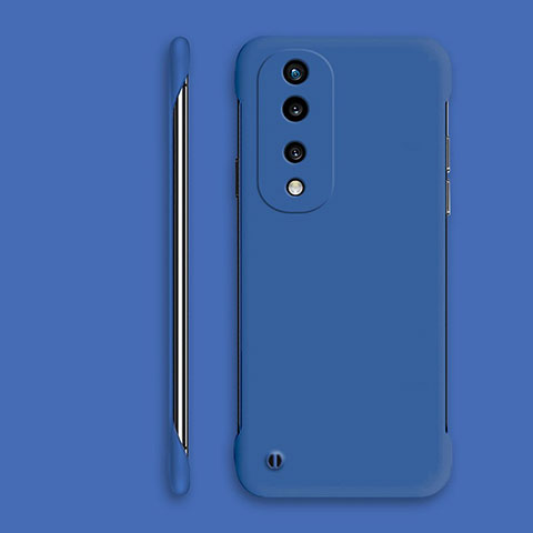 Handyhülle Hülle Hartschalen Kunststoff Rahmenlos Schutzhülle Tasche Matt P01 für Huawei Honor 70 Pro 5G Blau