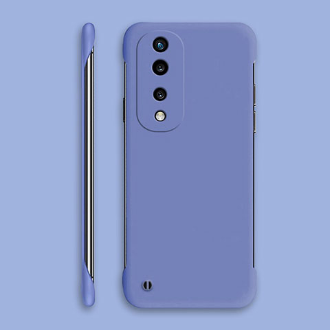 Handyhülle Hülle Hartschalen Kunststoff Rahmenlos Schutzhülle Tasche Matt P01 für Huawei Honor 70 Pro 5G Lavendel Grau