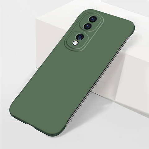 Handyhülle Hülle Hartschalen Kunststoff Rahmenlos Schutzhülle Tasche Matt P01 für Huawei Honor 80 Pro Flat 5G Nachtgrün