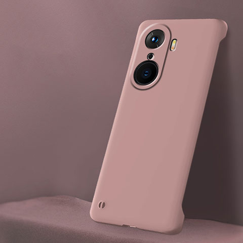 Handyhülle Hülle Hartschalen Kunststoff Rahmenlos Schutzhülle Tasche Matt Z01 für Huawei Honor 60 5G Rosa