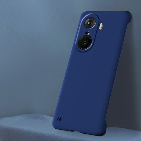 Handyhülle Hülle Hartschalen Kunststoff Rahmenlos Schutzhülle Tasche Matt Z01 für Huawei Honor 60 Pro 5G Blau