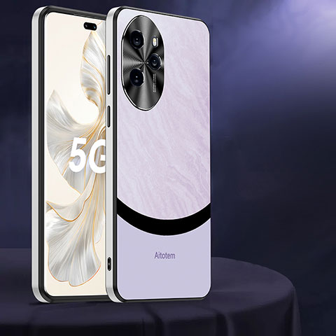 Handyhülle Hülle Hartschalen Kunststoff Schutzhülle Tasche Matt AT2 für Huawei Honor 100 Pro 5G Violett