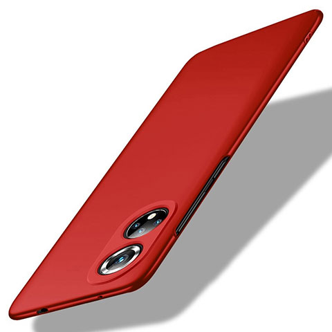 Handyhülle Hülle Hartschalen Kunststoff Schutzhülle Tasche Matt für Huawei Honor 50 5G Rot