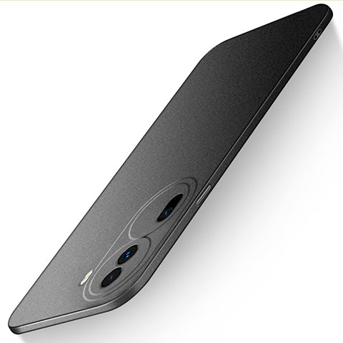 Handyhülle Hülle Hartschalen Kunststoff Schutzhülle Tasche Matt für Oppo Reno11 Pro 5G Schwarz