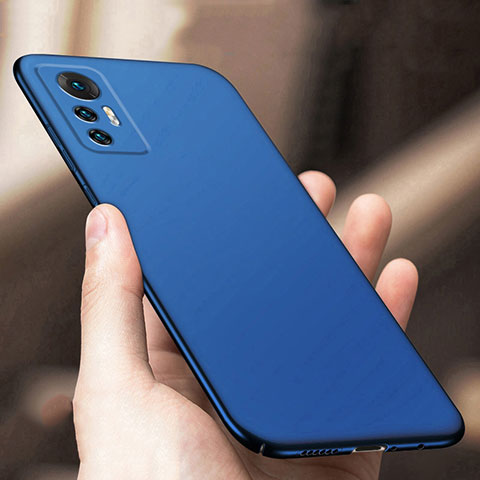 Handyhülle Hülle Hartschalen Kunststoff Schutzhülle Tasche Matt für Xiaomi Redmi Note 12S Blau