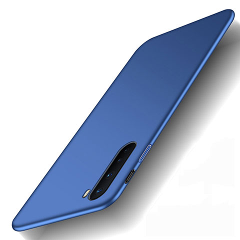 Handyhülle Hülle Hartschalen Kunststoff Schutzhülle Tasche Matt M01 für OnePlus Nord Blau