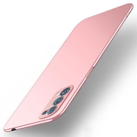 Handyhülle Hülle Hartschalen Kunststoff Schutzhülle Tasche Matt M01 für Oppo Reno5 Pro 5G Rosegold