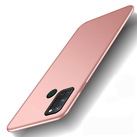 Handyhülle Hülle Hartschalen Kunststoff Schutzhülle Tasche Matt M01 für Realme 7i Rosegold