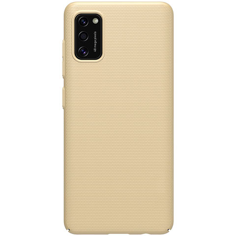 Handyhülle Hülle Hartschalen Kunststoff Schutzhülle Tasche Matt M01 für Samsung Galaxy A41 Gold