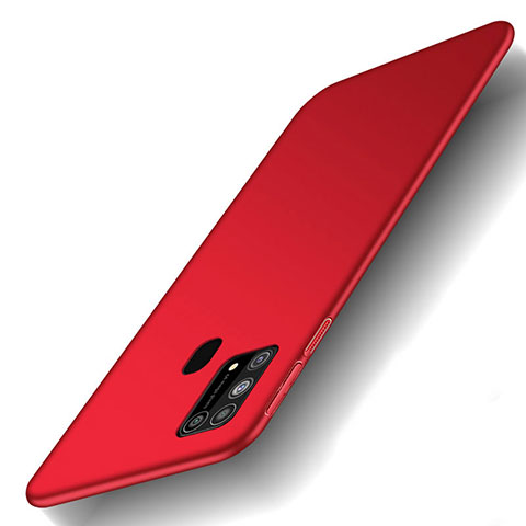 Handyhülle Hülle Hartschalen Kunststoff Schutzhülle Tasche Matt M01 für Samsung Galaxy M31 Prime Edition Rot