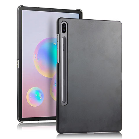 Handyhülle Hülle Hartschalen Kunststoff Schutzhülle Tasche Matt M01 für Samsung Galaxy Tab S6 10.5 SM-T860 Schwarz