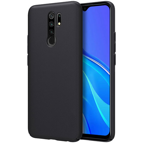 Handyhülle Hülle Hartschalen Kunststoff Schutzhülle Tasche Matt M01 für Xiaomi Redmi 9 Schwarz