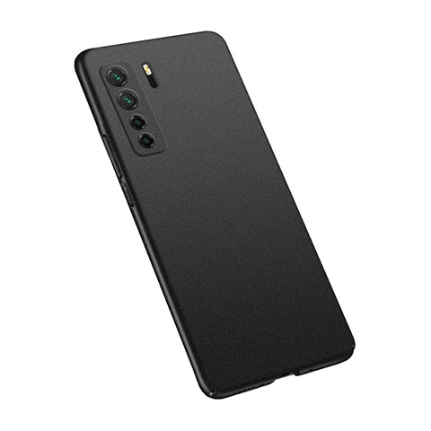 Handyhülle Hülle Hartschalen Kunststoff Schutzhülle Tasche Matt M02 für Huawei Nova 7 SE 5G Schwarz