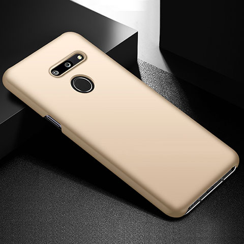 Handyhülle Hülle Hartschalen Kunststoff Schutzhülle Tasche Matt M02 für LG G8 ThinQ Gold