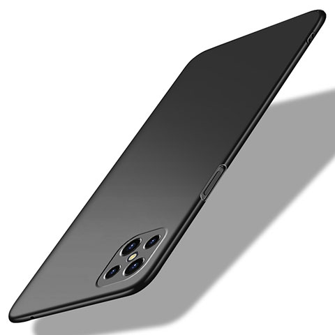 Handyhülle Hülle Hartschalen Kunststoff Schutzhülle Tasche Matt M02 für Oppo Reno4 Z 5G Schwarz