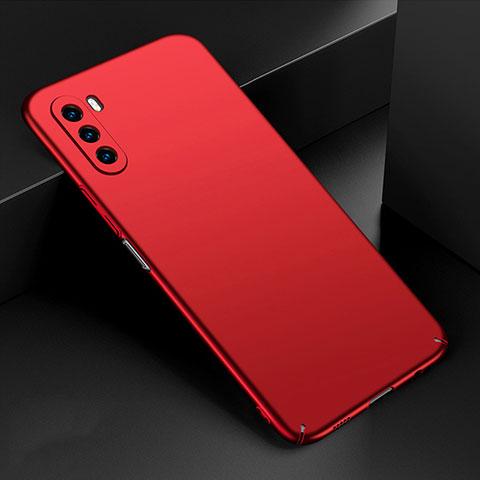 Handyhülle Hülle Hartschalen Kunststoff Schutzhülle Tasche Matt M03 für Huawei Mate 40 Lite 5G Rot