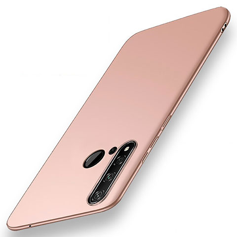 Handyhülle Hülle Hartschalen Kunststoff Schutzhülle Tasche Matt P01 für Huawei P20 Lite (2019) Rosegold