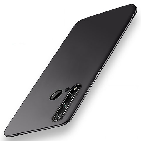 Handyhülle Hülle Hartschalen Kunststoff Schutzhülle Tasche Matt P01 für Huawei P20 Lite (2019) Schwarz