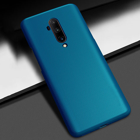 Handyhülle Hülle Hartschalen Kunststoff Schutzhülle Tasche Matt P01 für OnePlus 7T Pro Blau