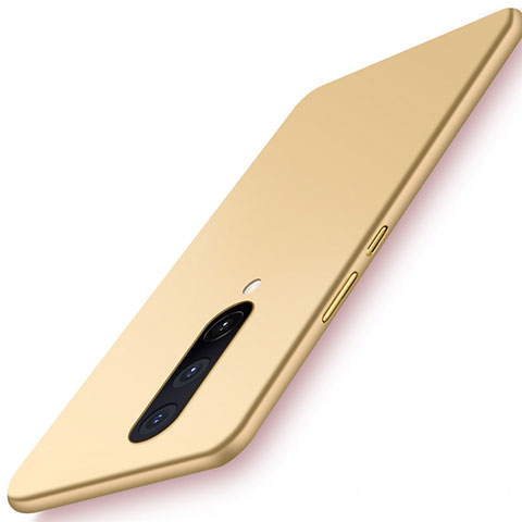 Handyhülle Hülle Hartschalen Kunststoff Schutzhülle Tasche Matt P01 für OnePlus 8 Gold