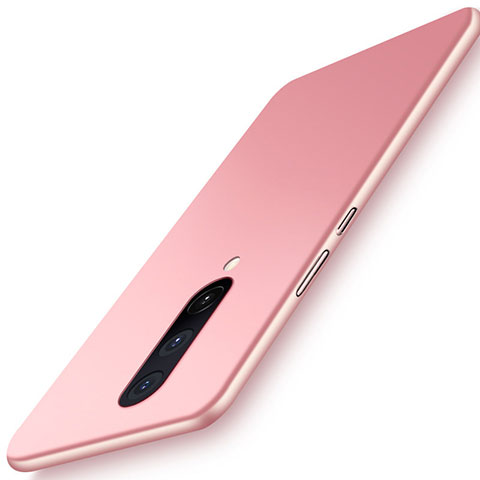 Handyhülle Hülle Hartschalen Kunststoff Schutzhülle Tasche Matt P01 für OnePlus 8 Rosegold