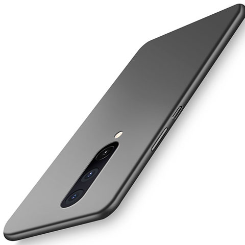 Handyhülle Hülle Hartschalen Kunststoff Schutzhülle Tasche Matt P01 für OnePlus 8 Schwarz