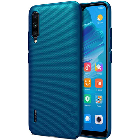 Handyhülle Hülle Hartschalen Kunststoff Schutzhülle Tasche Matt P01 für Xiaomi Mi A3 Blau