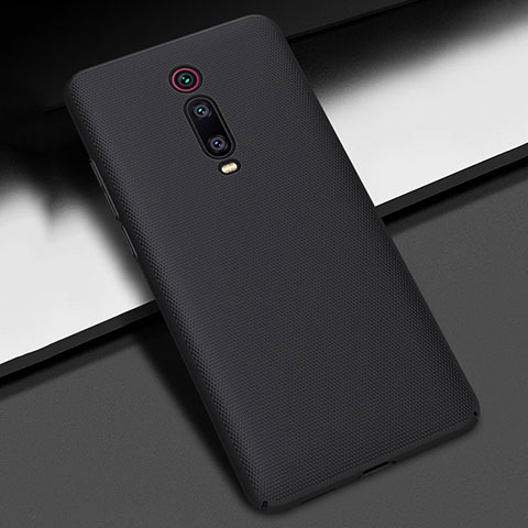 Handyhülle Hülle Hartschalen Kunststoff Schutzhülle Tasche Matt P01 für Xiaomi Redmi K20 Pro Schwarz