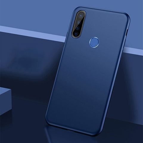 Handyhülle Hülle Hartschalen Kunststoff Schutzhülle Tasche Matt P01 für Xiaomi Redmi Note 8 (2021) Blau