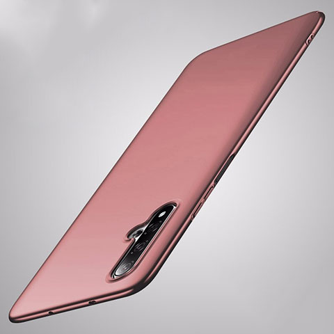 Handyhülle Hülle Hartschalen Kunststoff Schutzhülle Tasche Matt P02 für Huawei Nova 5 Pro Rosegold