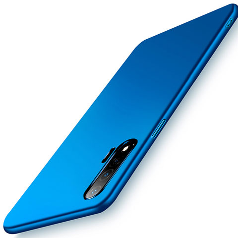 Handyhülle Hülle Hartschalen Kunststoff Schutzhülle Tasche Matt P02 für Huawei Nova 6 5G Blau