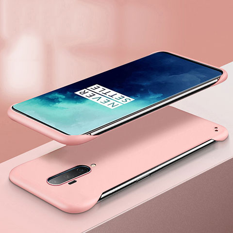 Handyhülle Hülle Hartschalen Kunststoff Schutzhülle Tasche Matt P02 für OnePlus 7T Pro Rosa