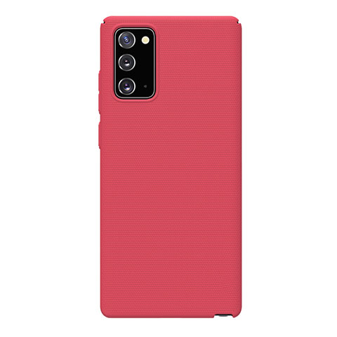 Handyhülle Hülle Hartschalen Kunststoff Schutzhülle Tasche Matt P02 für Samsung Galaxy Note 20 5G Rot