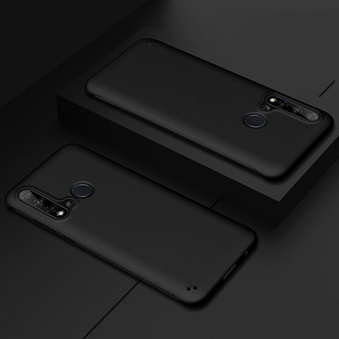 Handyhülle Hülle Hartschalen Kunststoff Schutzhülle Tasche Matt P03 für Huawei Nova 5i Schwarz