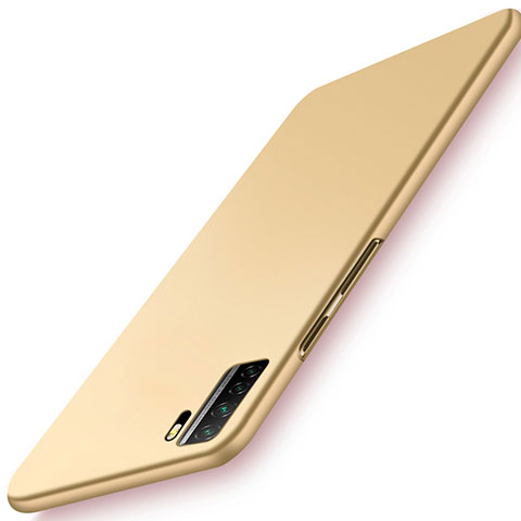 Handyhülle Hülle Hartschalen Kunststoff Schutzhülle Tasche Matt P03 für Huawei Nova 7 SE 5G Gold