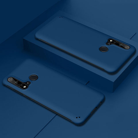 Handyhülle Hülle Hartschalen Kunststoff Schutzhülle Tasche Matt P03 für Huawei P20 Lite (2019) Blau