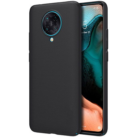 Handyhülle Hülle Hartschalen Kunststoff Schutzhülle Tasche Matt P03 für Xiaomi Redmi K30 Pro Zoom Schwarz