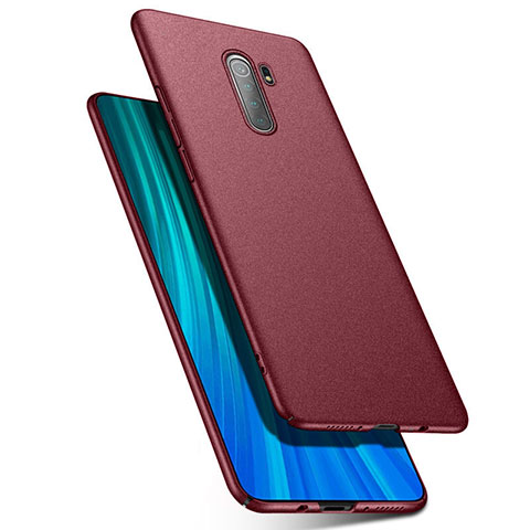 Handyhülle Hülle Hartschalen Kunststoff Schutzhülle Tasche Matt P03 für Xiaomi Redmi Note 8 Pro Fuchsie