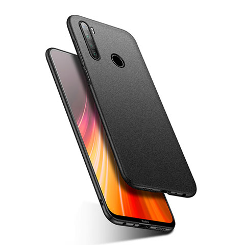 Handyhülle Hülle Hartschalen Kunststoff Schutzhülle Tasche Matt P03 für Xiaomi Redmi Note 8T Schwarz