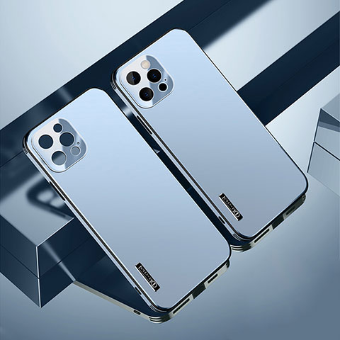 Handyhülle Hülle Hartschalen Kunststoff Schutzhülle Tasche Matt TB4 für Apple iPhone 15 Pro Max Hellblau