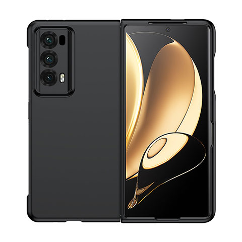 Handyhülle Hülle Hartschalen Kunststoff Schutzhülle Tasche Matt Vorder und Rückseite 360 Grad Ganzkörper BH1 für Huawei Honor Magic V2 5G Schwarz