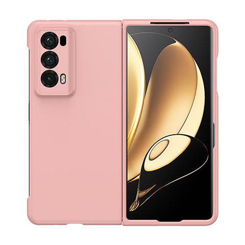 Handyhülle Hülle Hartschalen Kunststoff Schutzhülle Tasche Matt Vorder und Rückseite 360 Grad Ganzkörper BH1 für Huawei Honor Magic V2 Ultimate 5G Rosegold